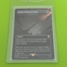 1x Bridge of Khazad-dum (Ensnaring Bridge) (0350) ~~ Borderless - Foil NM-Mint,