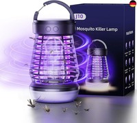 Insektenvernichter Elektrisch, MüCkenlampe Mit Campinglicht, Usb Wiederaufladbar