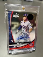 2025 Cubs RC Topps Matt Shaw Tokyo Series Auto /25 Limited Japan Edition card FS