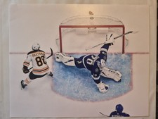 David Pastrnak Vs Louis Domingue Unsigned Photo 8x10 Picture Boston Bruins 