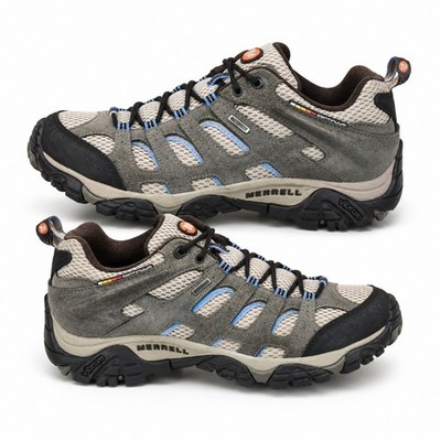 Merrell Moab 3 Hiking Shoes Womens 9.5 Dusty Olive Suede Waterproof Excellent