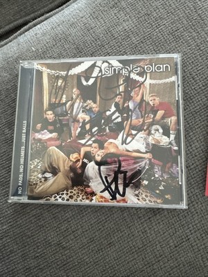 Simple Plan autographed No Pads, No Helmets, Just Balls CD W/meet & greet proof