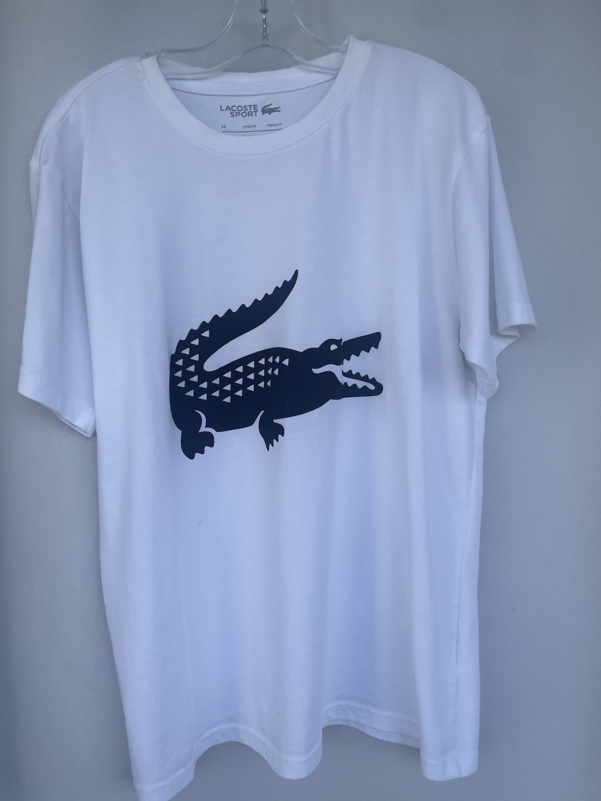 Lacoste Teens White Shirt Size 16 Year Old 100% Cotton Short Sleeve thumbnail 6