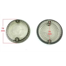 Light Smoke Turn Signal Lenses For Kawasaki Vulcan Pair 23048-1066 / 23048-1065