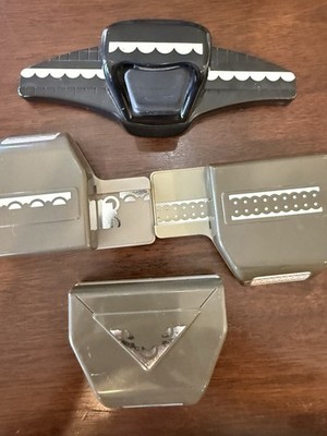 Stampin' Up! Lot of 4 Scallop Decorative Border Paper Punches for Crafting