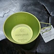 Snow Peak Kyoto Arashiyama Titanium Sierra Cup, US Seller