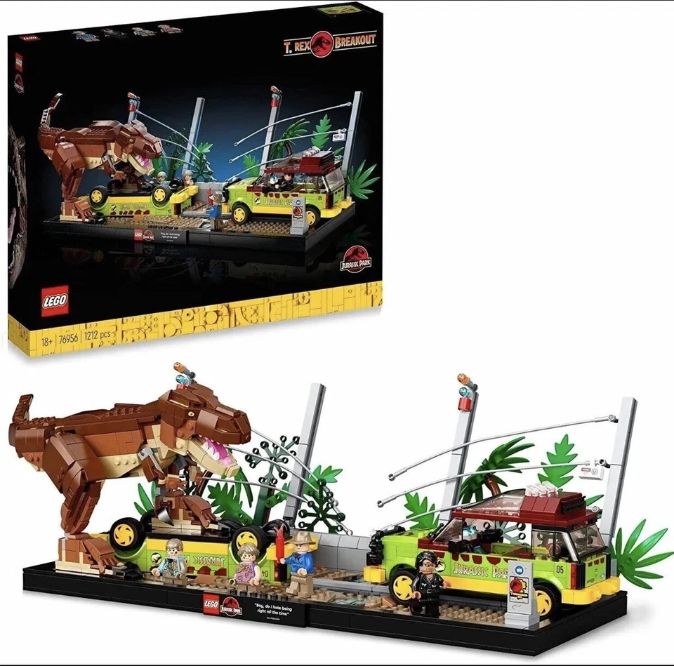 LEGO Jurassic World: T. rex Breakout 76956 NEW SEALED RETIRED - Image 2 of 4
