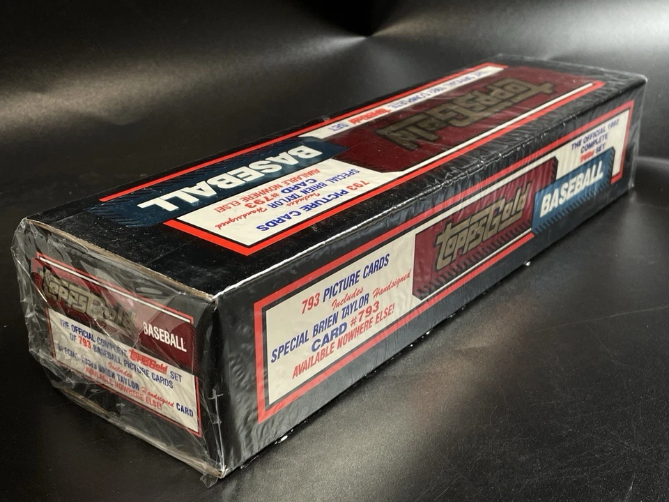 1992 Topps Gold Complete Factory Sealed Set w/ Brien Taylor Autograph RC SP - Image 3 of 4