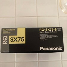 PANASONIC VINTAGE RQ-SX75-S PORTABLE CASSETTE PLAYER/WALKMAN GREY JAPAN NEW