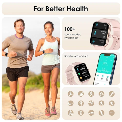 Smart Watch for Women Lady Alexa Built-in with Bluetooth Make/Answer Call Watch - Picture 6 of 12