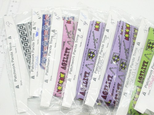 Woven Jacquard Ribbon Remnant Lot 55 Yards Dog Themed & narrow under 5/8" - Picture 2 of 3