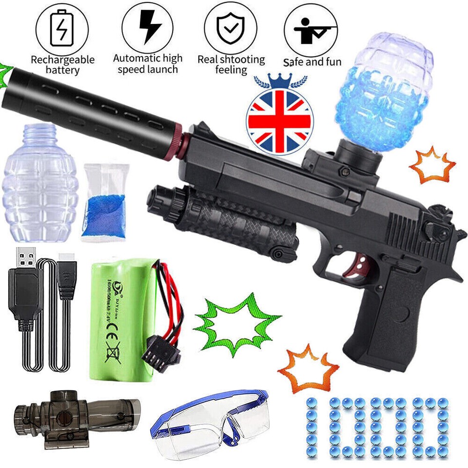 2024 Electric Gel Ball Blaster EcoFriendly Gel Water Bead Blaster Gun Toy Event eBay