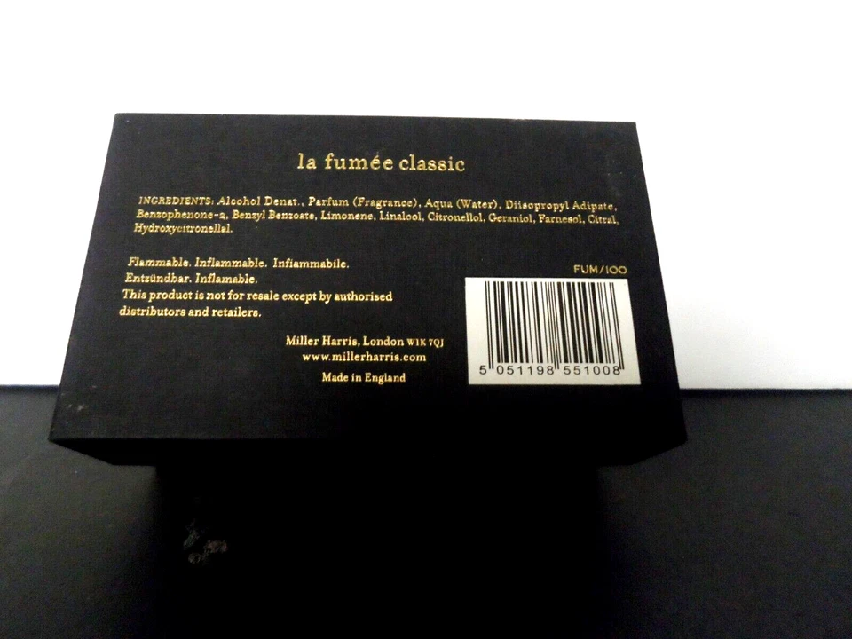 Spray Miller Harris La Fumee Classic EDP 3,4 oz - 100 ml nuevo en caja abierta sin sello Foto 2 de 4