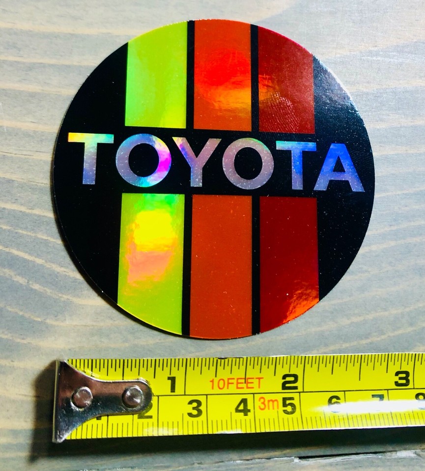 Toyota TEQ Style Sticker Vintage TRD Tacoma 4Runner Tundra Holographic Overland - Foto 2
