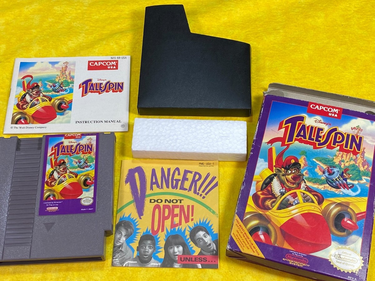 Disney's TaleSpin Nintendo NES 1991 Video Game Complete CIB