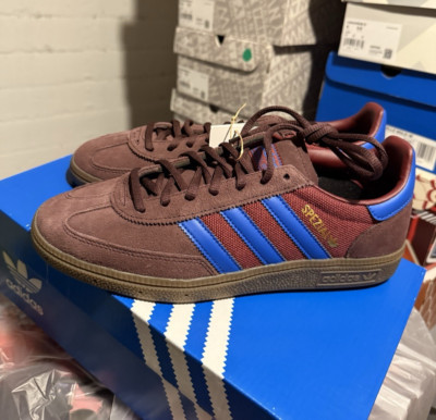 SIZE 10 - Adidas Handball Spezial Night Red Blue Shadow Red Shoes IF9530 MENS