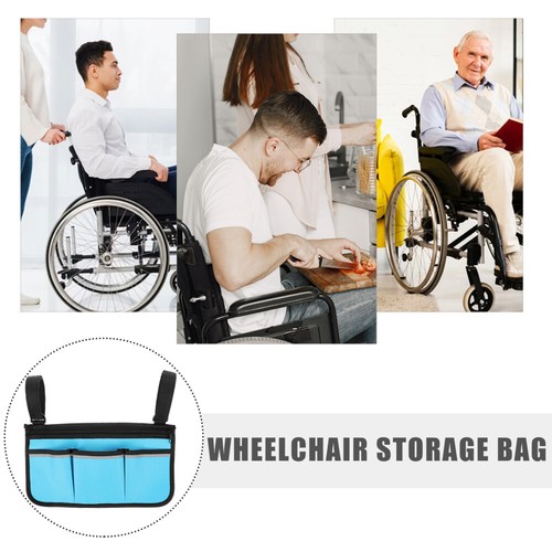 Wheelchair Armrest Storage Bag Pouch Side Pocket Walker Provides - 第 11/12 張圖片