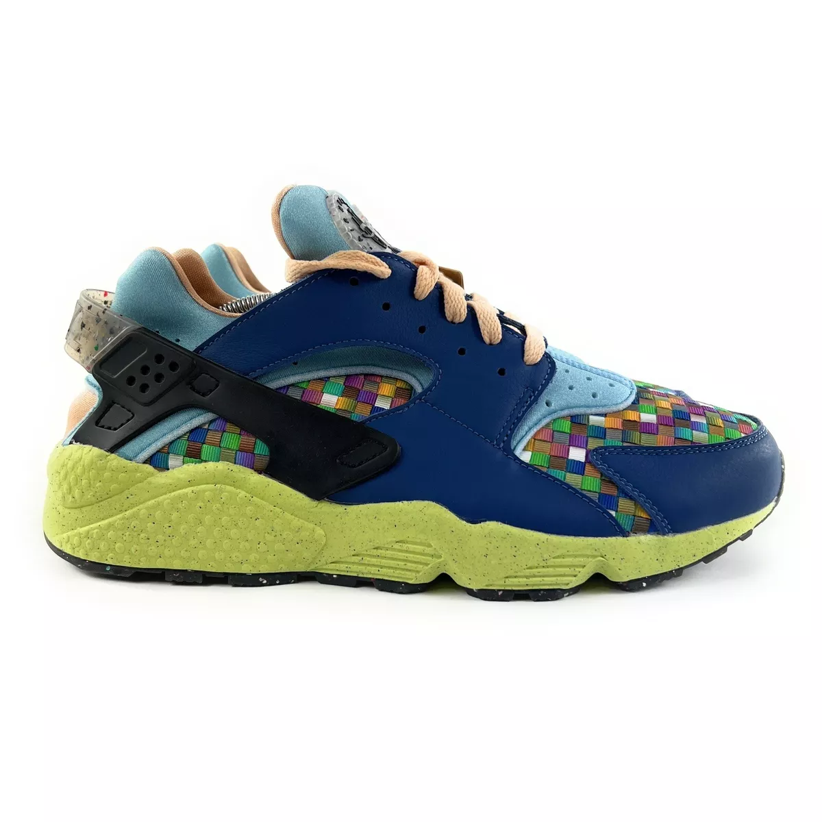 Nike Men s Air Huarache Crater PRM Color Woven Navy Shoes DM0863 400 Size 10.5