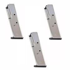 LOT of (3) Mec-Gar Beretta 84 Cheetah .380ACP 10rd Nickel Magazine - MGPB8410N