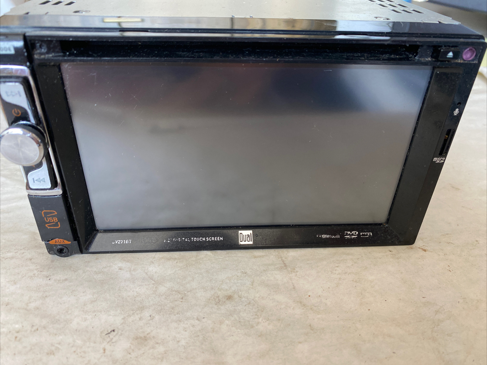 Car Dual Multimedia Dvd Receiver With Bluetooth & Touchscreen DV271BT