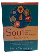 Soul Lessons Soul Purpose Oracle Cards by Sonia Choquette - 63 Cards + Guidebook