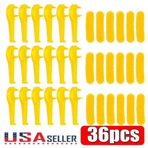 36Pcs Tire Changer Machine Plastic Mount Demount Duck Head Insert Rim Protector