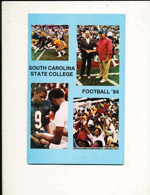 1984 South Carolina State College Football Media Guide bx112 eBay