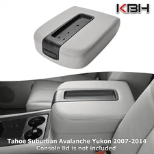 For 2007-2014 Chevy Avalanche GMC Sierra Yukon Center Console Armrest Lid Cover