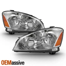 Fits 2005-2006 Altima Halogen Factory Style Headlights Replacement Left+Right