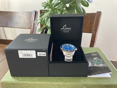 Laco  La Paz Limited Edition  Blue Dial / Stainless Steel Bracelet watch