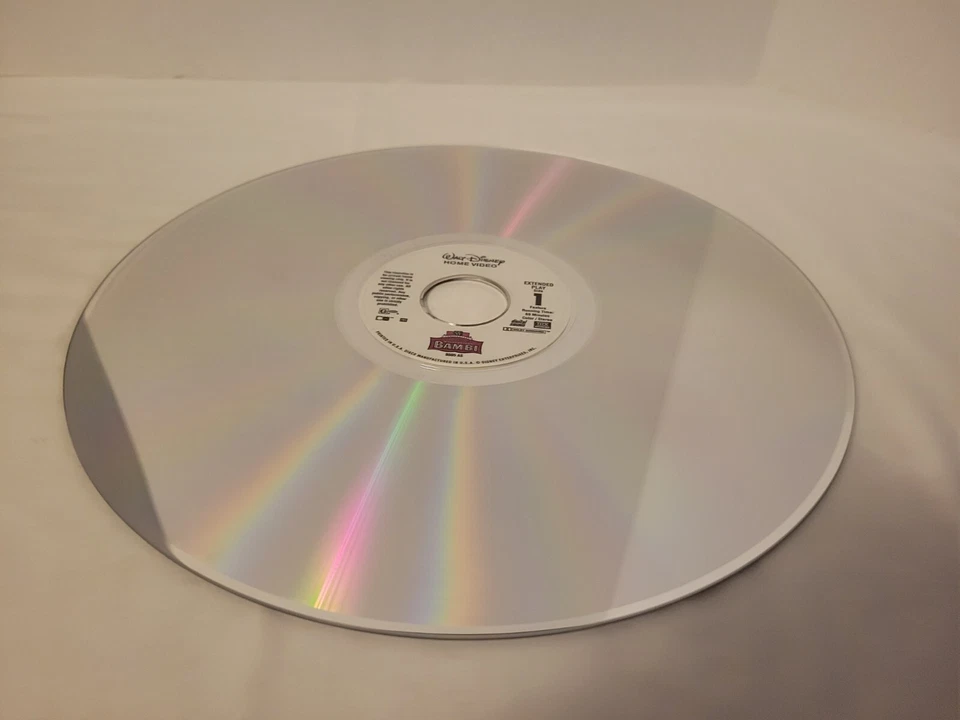 "Bambi" Stereo 55th Anniversary Laserdisc LD - Walt Disney Masterpiece Animated Foto 3 de 4