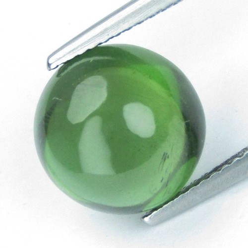 7.27Cts Amazing Natural Green Color Apatite Round Shape Cabochon Gemstone - Picture 8 of 8