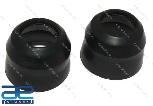 FüR Yamaha RX100 RX 100 Gabel Staubdichtung Gummi Schwarz Paar Gec-image