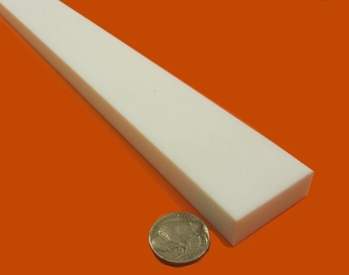 Teflon PTFE Virgin Bar 1/2" - .500" Thick x 1.50" Wide x 48" Long White - Image 3 of 4