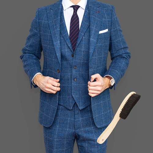 Hutbürste Fusselentferner Fedora Staubwedel Bürsten für Filzhüte 100% Pferdehaar Holz - Bild 5 von 8