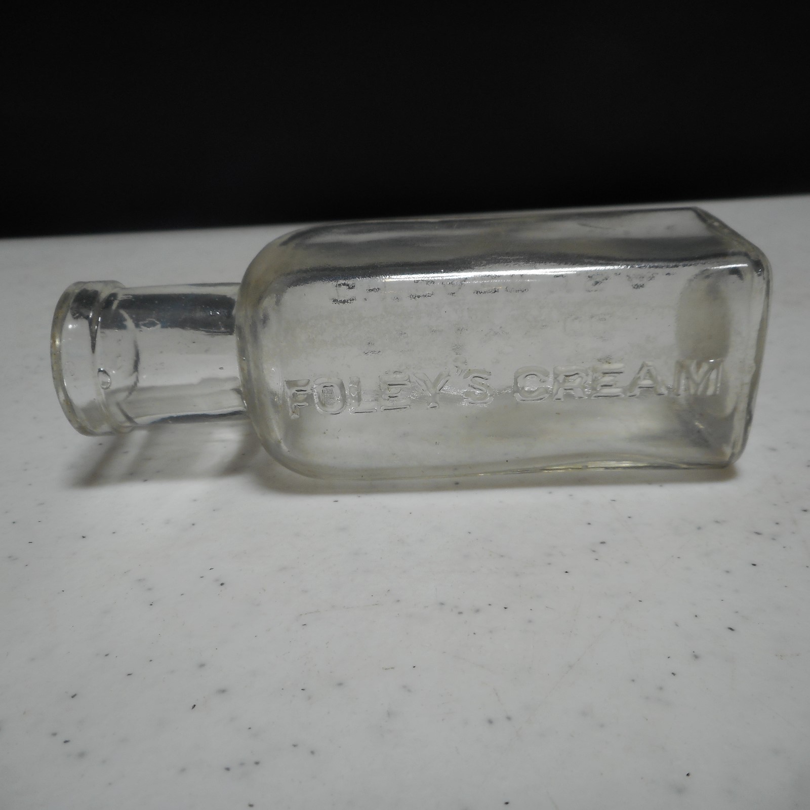 Vintage Foley's Cream Bottle Foley & Co Chicago USA Clear eBay