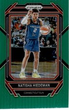 2023 Panini Prizm WNBA Green #126 Natisha Hiedeman Prizm Connecticut Sun