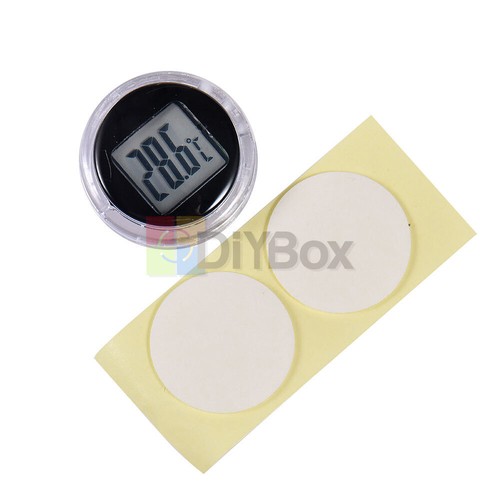 Mini Motorcycle Car Thermometer Waterproof Stick-On Motorbike Mount Temp Meter - Picture 2 of 12