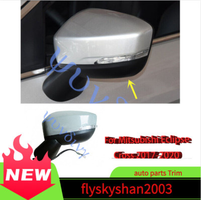 Unpainted Left Side Mirror Assy 5-Pins For Mitsubishi Eclipse Cross 2017-2020