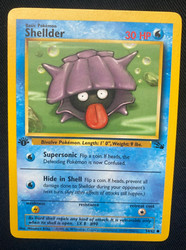 Shellder 54/62 1st Edition Fossil