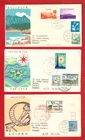 JAPAN - 3  1968 FDCs WITH INSERTS - SEE SCAN