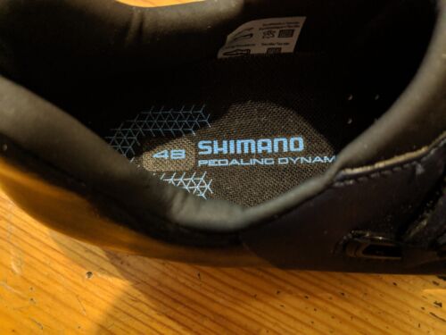 ZAPATOS DE CICLISMO SHIMANO RC5 AZUL PARA HOMBRE ZAPATILLAS COMO NUEVOS TALLA 48 UK 12 - Imagen 11 de 11