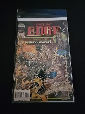 Over the edge #9 Ghost Rider Marvel Comics 1996 W/ Kool-Aid Promo RARE