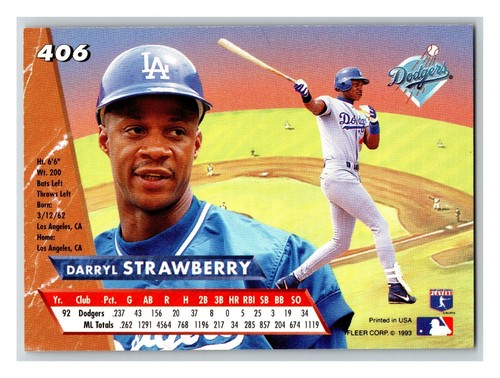 Darryl Strawberry Collection - Pick One - Fill Your Set - Mets Dodgers Giants - Picture 45 of 61
