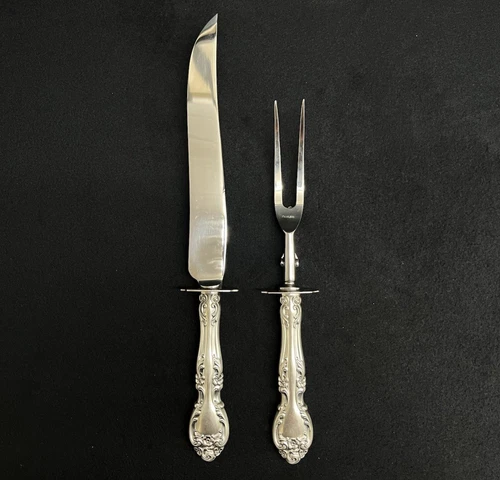 Melrose by Gorham Sterling Silver 2pc Large Roast Carving Set 13.5"/11 1/8"
