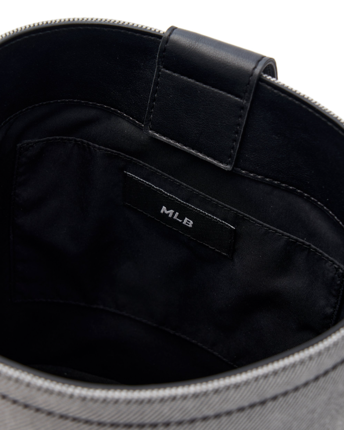 MLB KOREA Varsity Lettering Canvas Bucket Bag New York