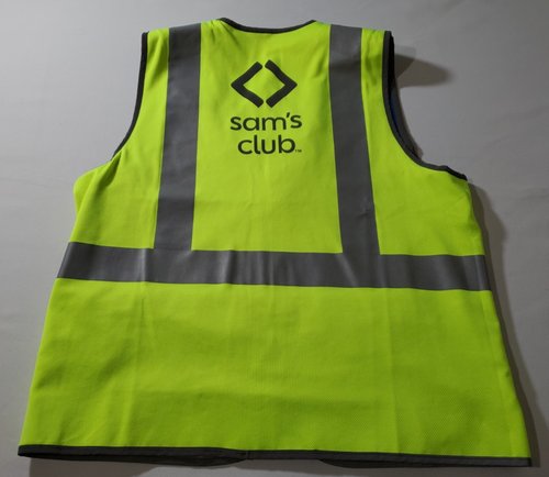 Gilet di Sicurezza Sams Club Divisa Dipendenti Hi-Vis Blu/Giallo Riflettente Full Zip - Foto 3 di 6