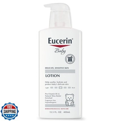Eucerin Baby Body Lotion, Hypoallergenic and Fragrance Free Baby Lotion with 