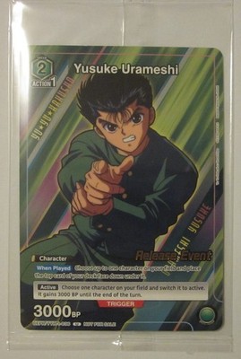 Union Arena TCG Yu Yu Hakusho Yusuke Urameshi UEPR/YYH-1-036 Release Event Promo