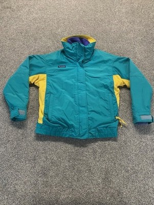 Columbia Bugaboo 3-in-1 Jacket Womens Small Teal Ski Snow Fleece Full Zip Y2K
